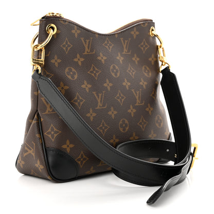 Louis Vuitton Monogram Odeon PM Black 3 of 11