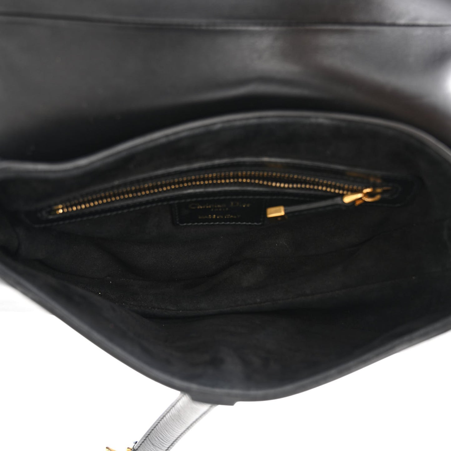 Calfskin Saddle Bag Black