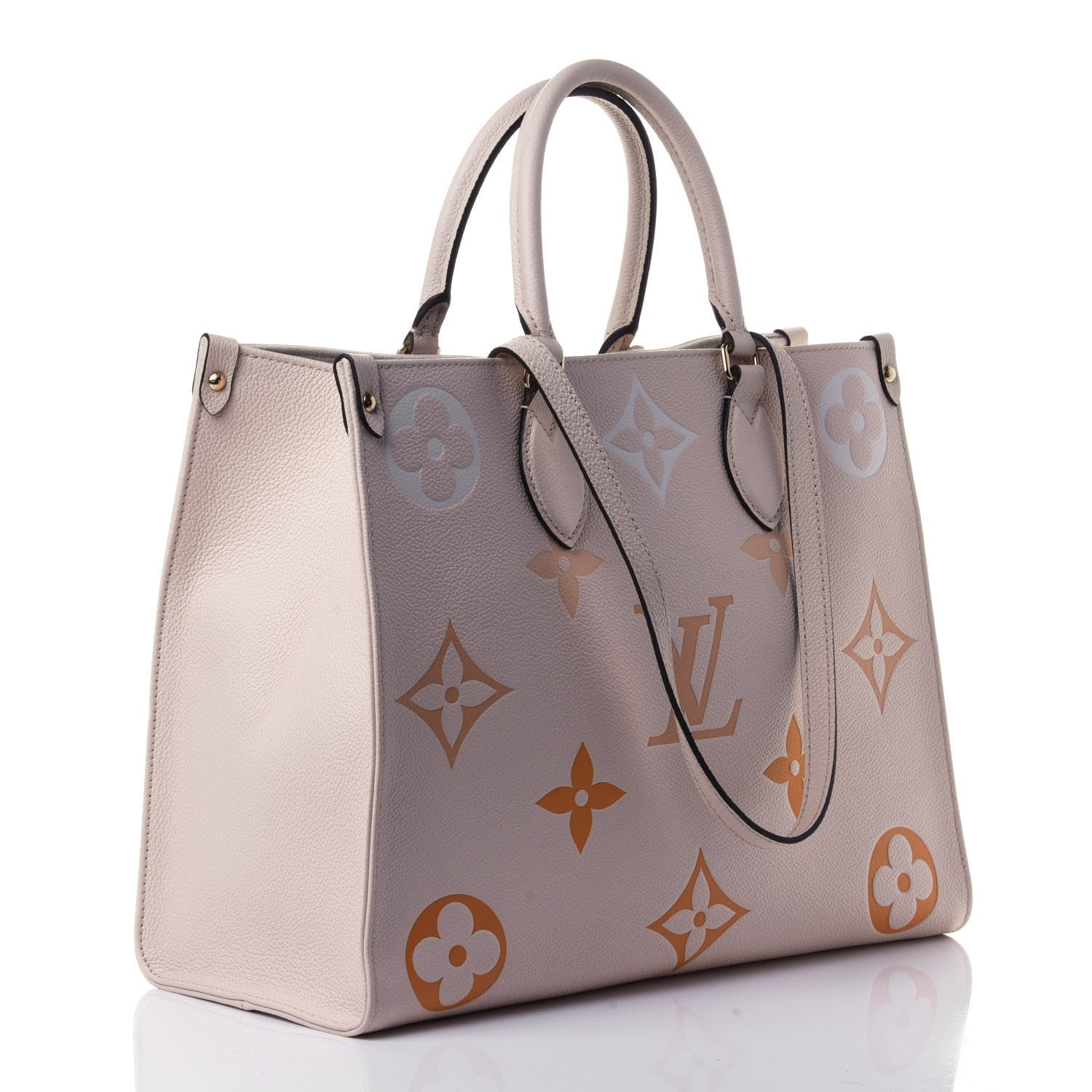 Louis Vuitton Empreinte Monogram Giant By The Pool Onthego MM Cream Saffron 2 of 4