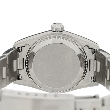 Rolex Stainless Steel 24mm Oyster Perpetual Watch Black 76080 4 of 4
