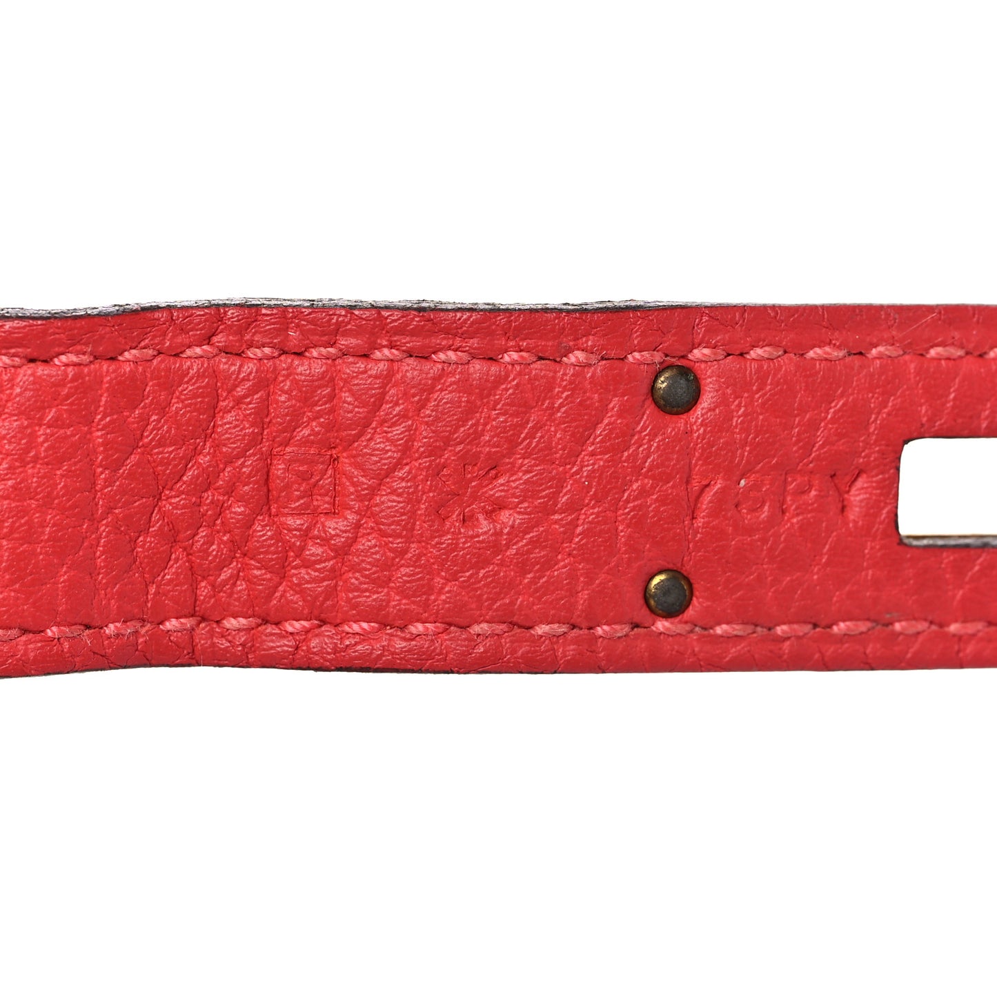 Togo Birkin 35 Rouge Pivoine