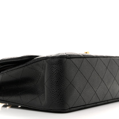 Chanel Caviar Quilted Medium Double Flap Black 8 of 16