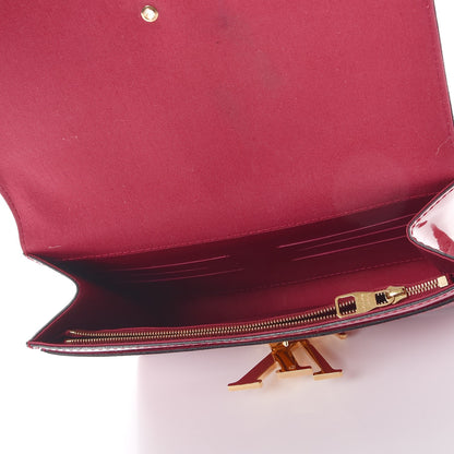 Louis Vuitton Patent Louise Clutch Rose Indien 5 of 11