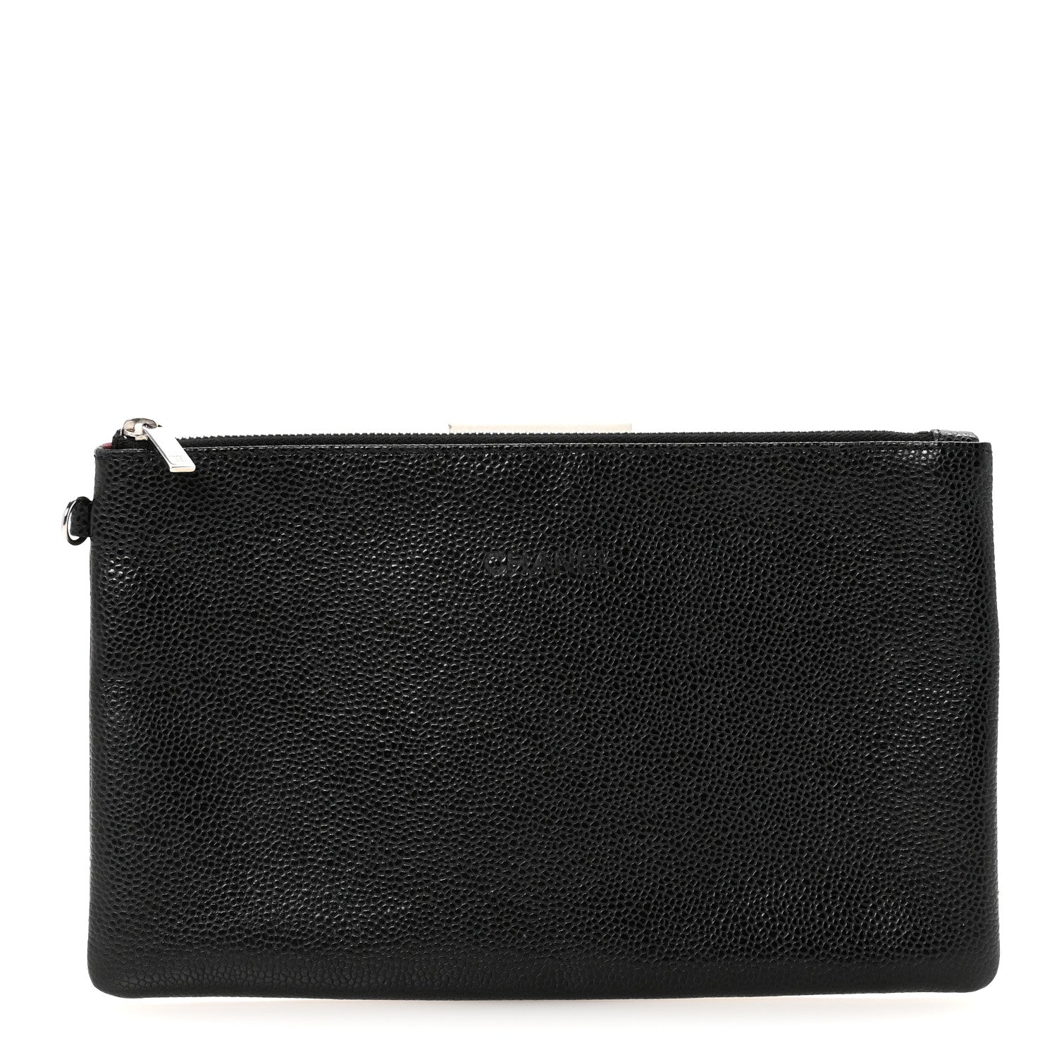 Chanel Caviar Pouch Bag Black 1 of 6