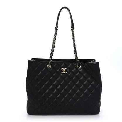 Chanel Caviar Quilted Large Shopping Tote Black 1 of 11