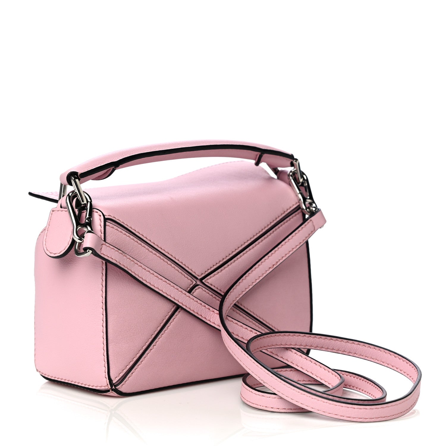 Loewe Calfskin Mini Puzzle Bag Pastel Pink 4 of 14