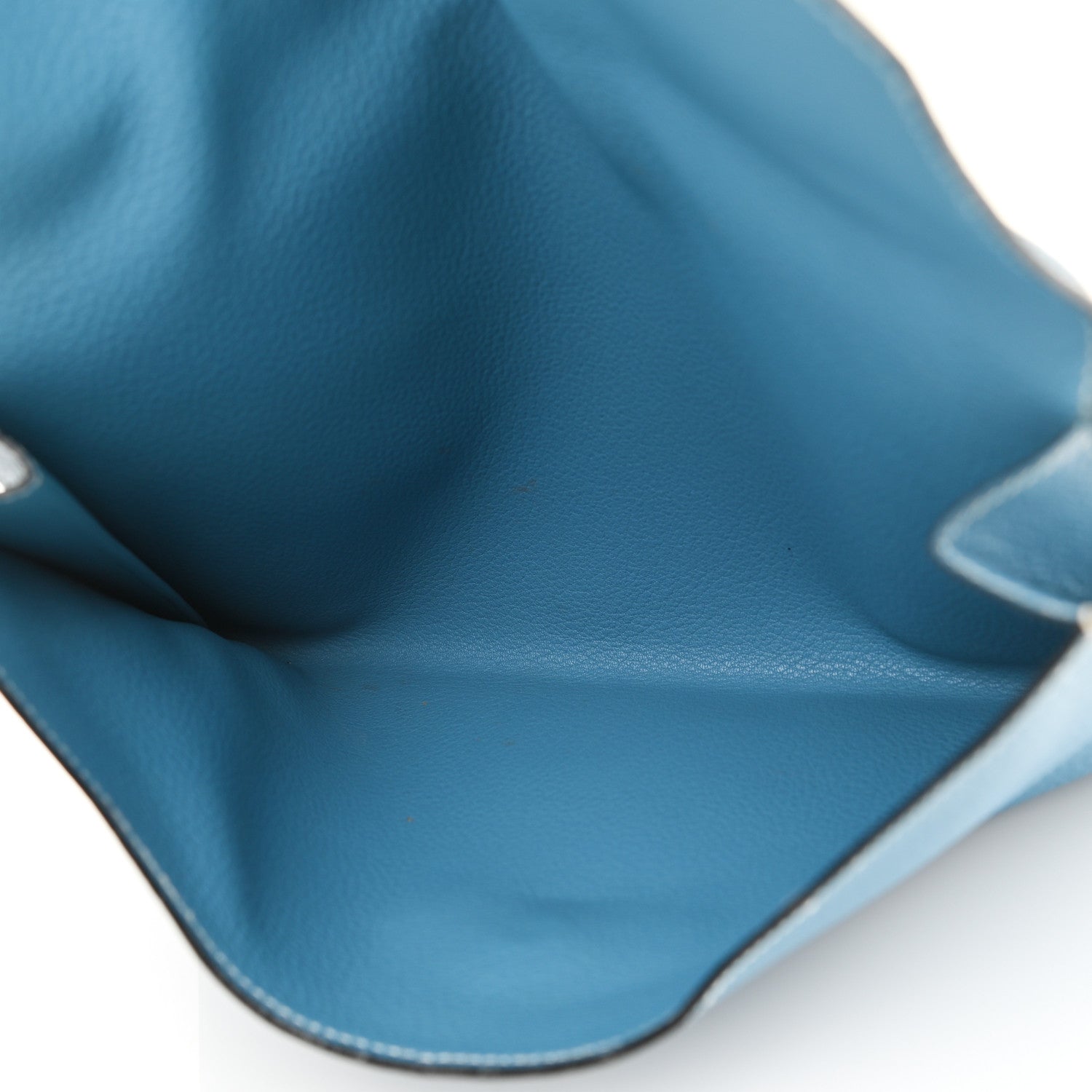 Hermes Togo Pochette Rio Blue Jean 5 of 10