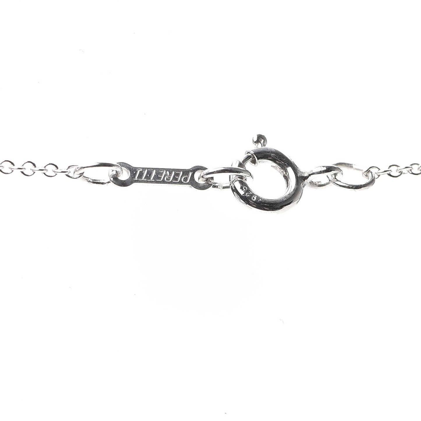 Sterling Silver 9mm Elsa Perretti Full Heart Pendant Necklace