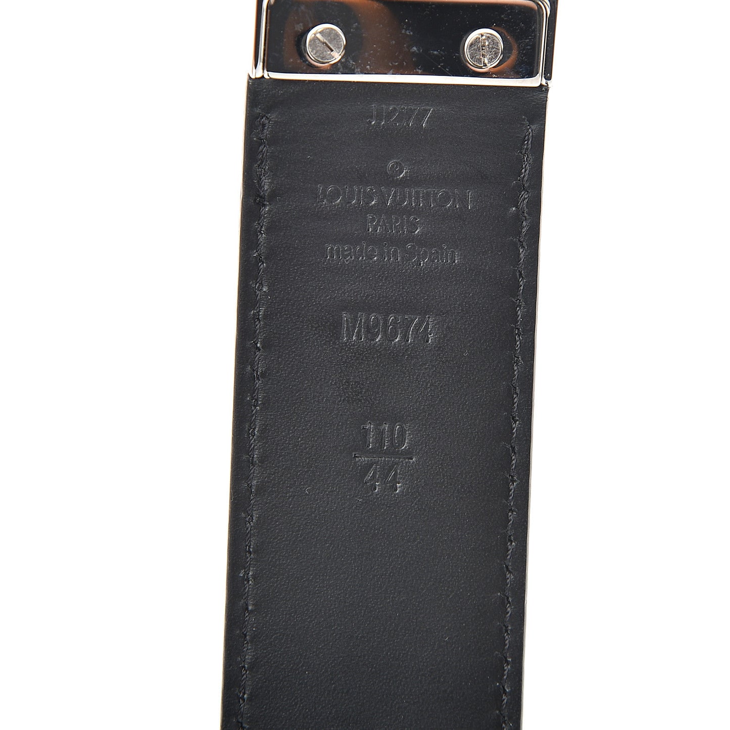 Damier Infini Calfskin 35mm Belt 100 40 Black
