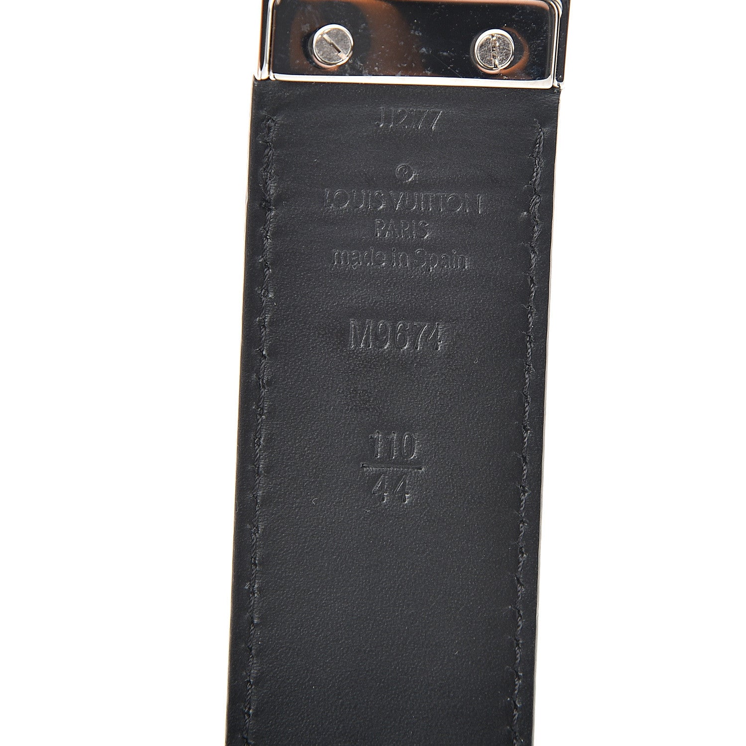 Louis Vuitton Damier Infini Calfskin 35mm Belt 100 40 Black 3 of 6