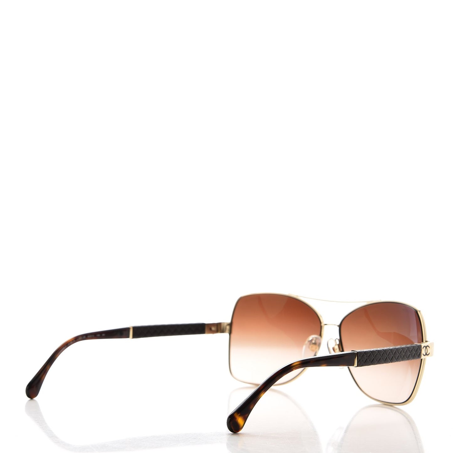 Pilot Quiltied Sunglasses 4196-Q Gold