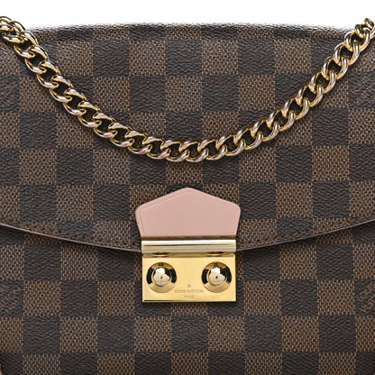 Louis Vuitton Damier Ebene Caissa Clutch Rose Ballerine 7 of 13