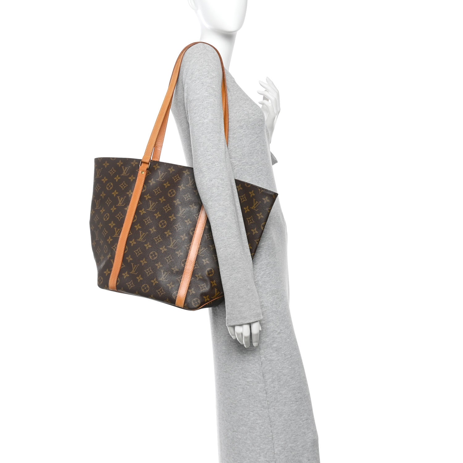 Louis Vuitton Monogram Sac Shopping Tote 2 of 14