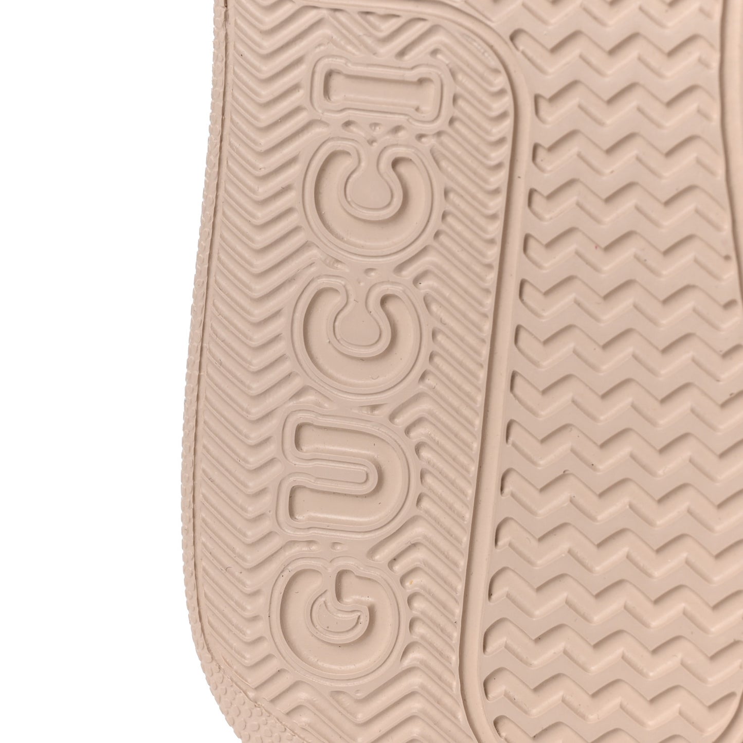 Calfskin GG Tennis Embossed Womens Platform 55mm Sneakers 37 White