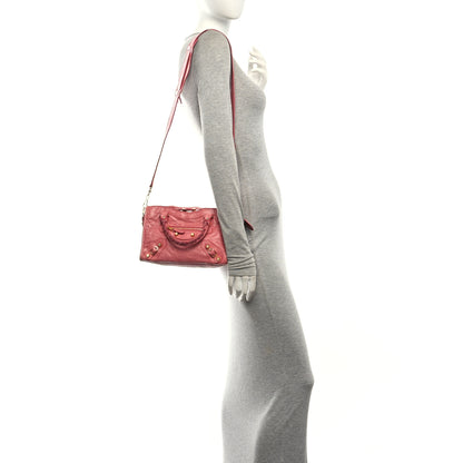 Balenciaga Agneau Giant 12 Gold Hardware Mini City Rose Bombon Raspberry 2 of 11