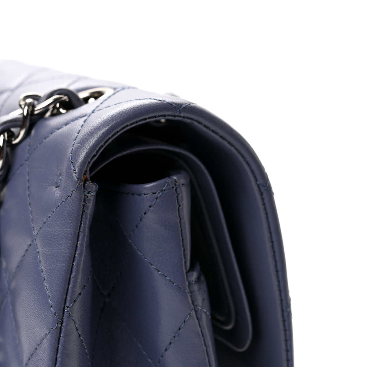 Chanel Lambskin Quilted Medium Double Flap Light Purple 13 of 13