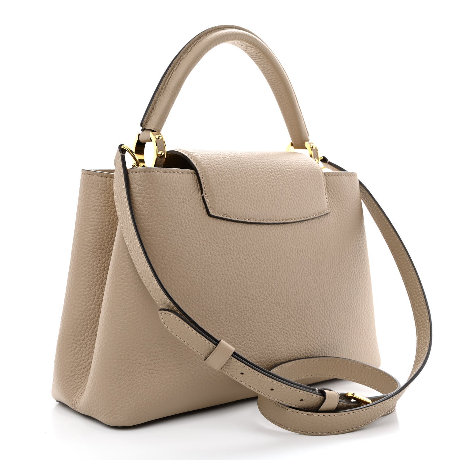 Louis Vuitton Taurillon Capucines PM Galet 3 of 10