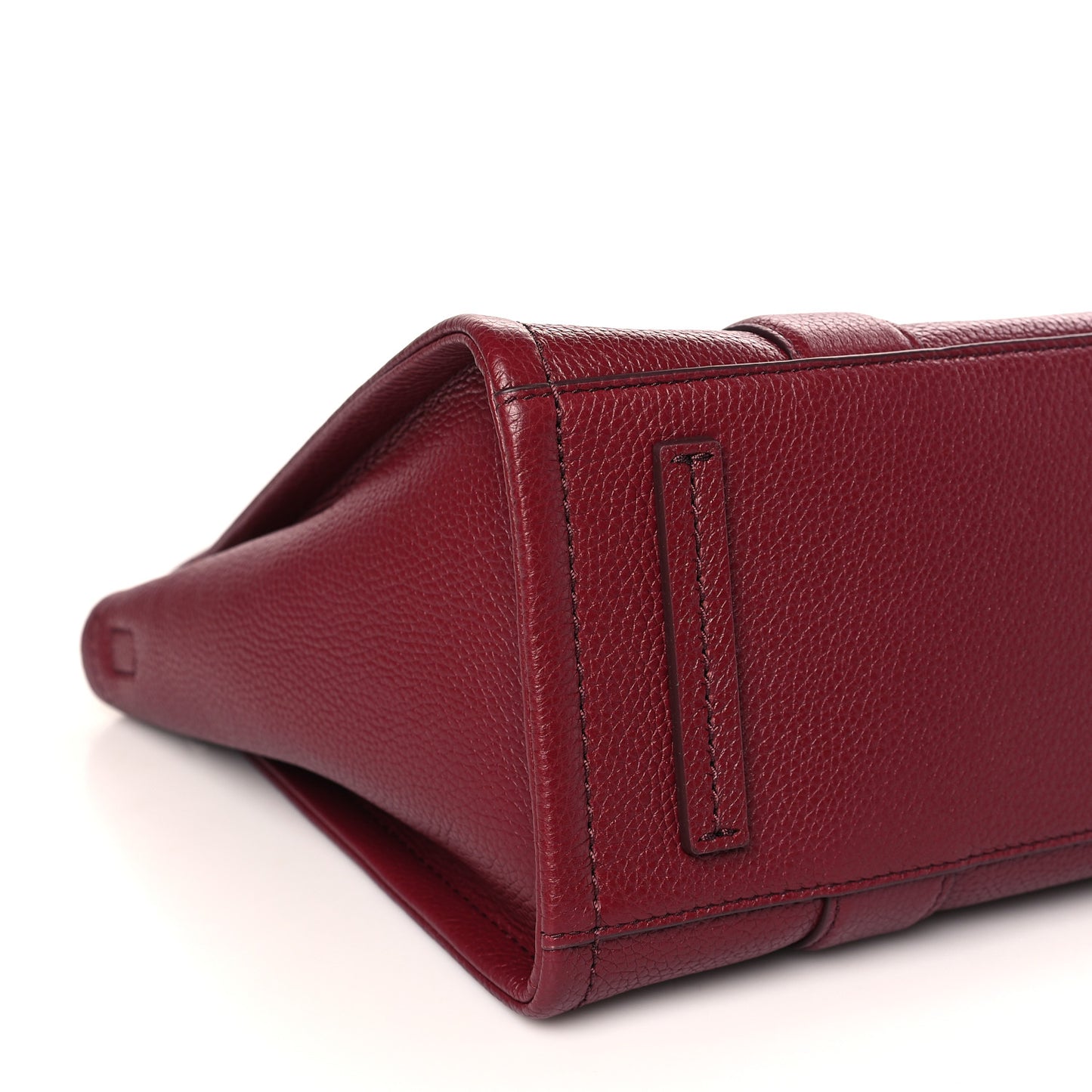 Grained Calfskin Medium The Tote Bag Cherry