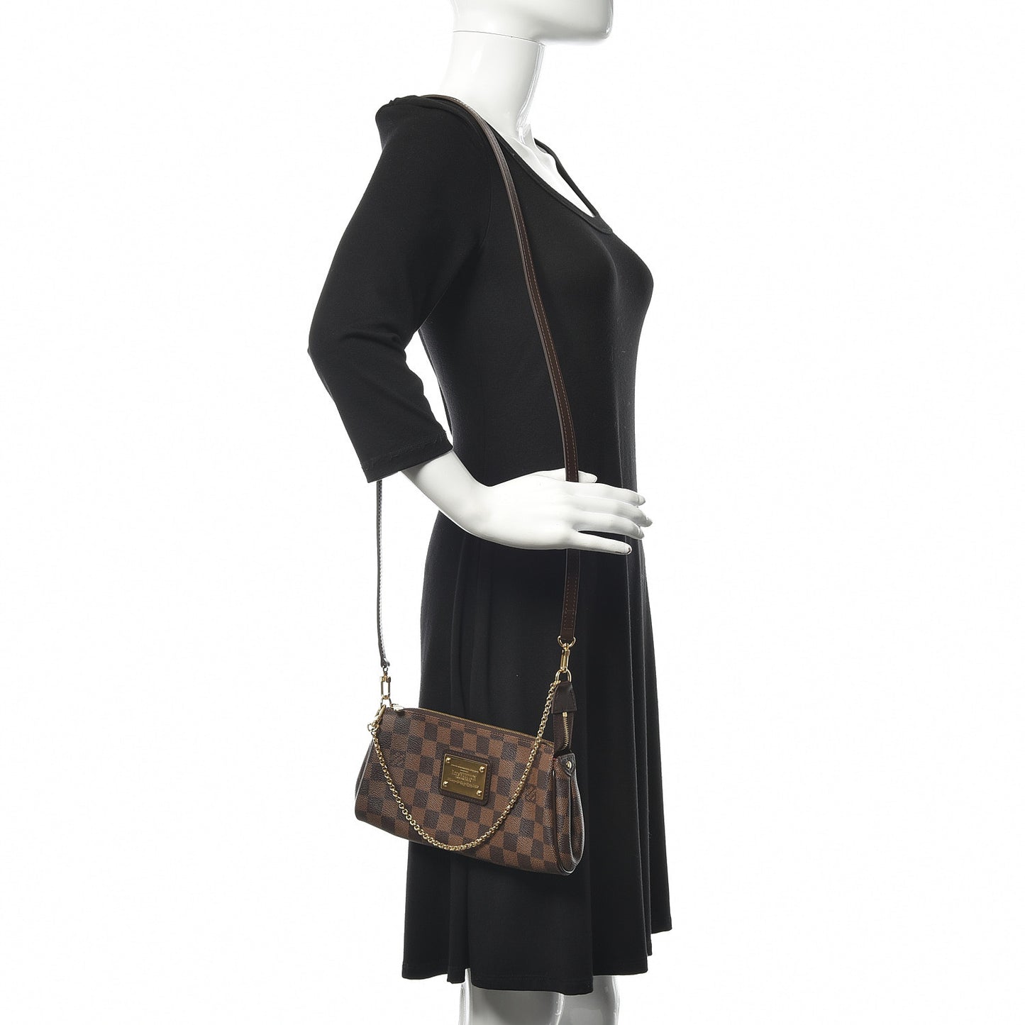 Damier Ebene Eva Clutch