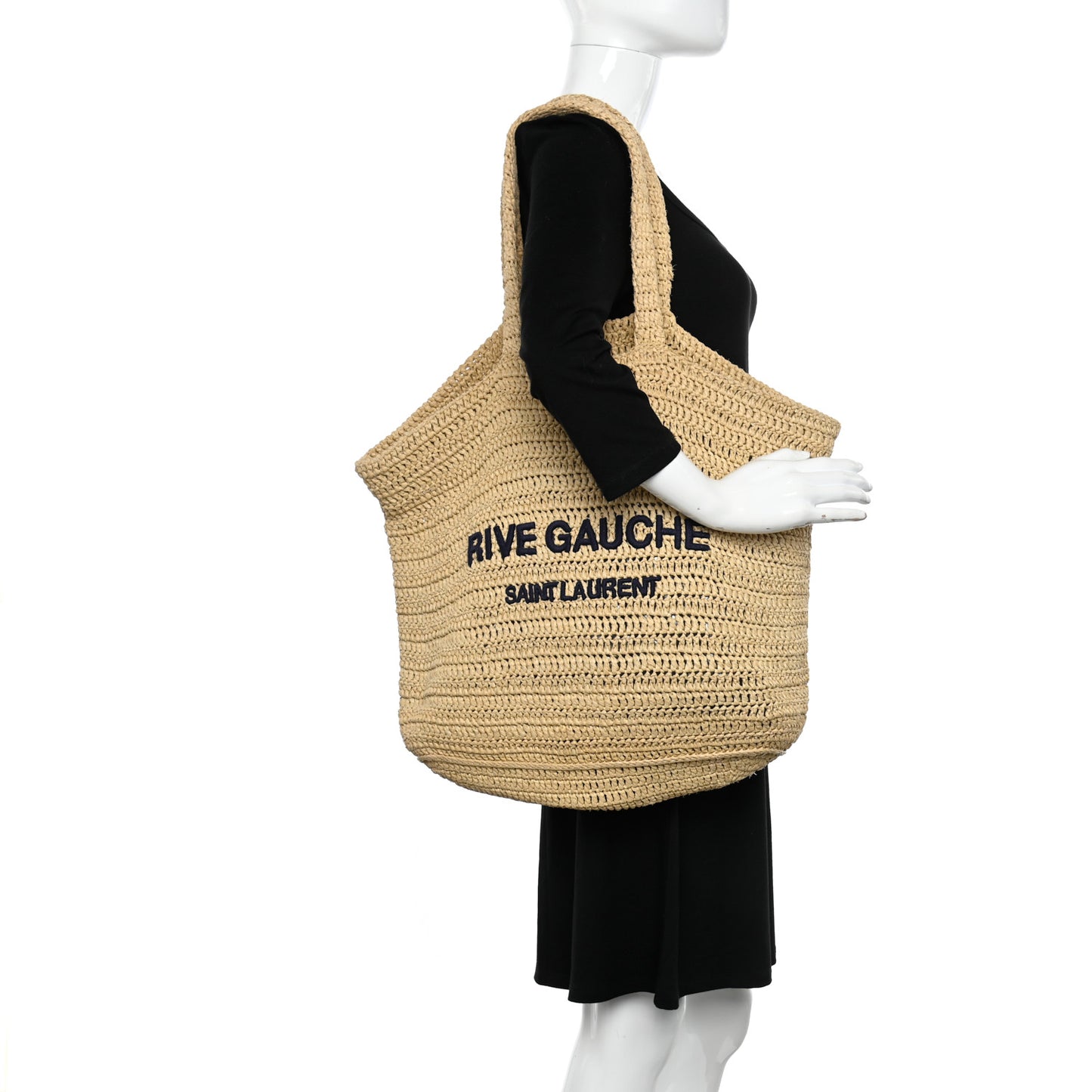 Raffia Rive Gauche Tote Natural