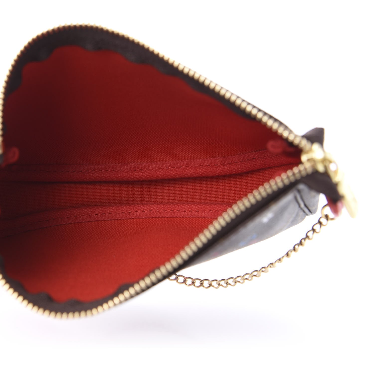 Louis Vuitton Monogram 2020 Christmas Animation Bumper Cars Mini Pochette Accessories Coquelicot 5 of 10