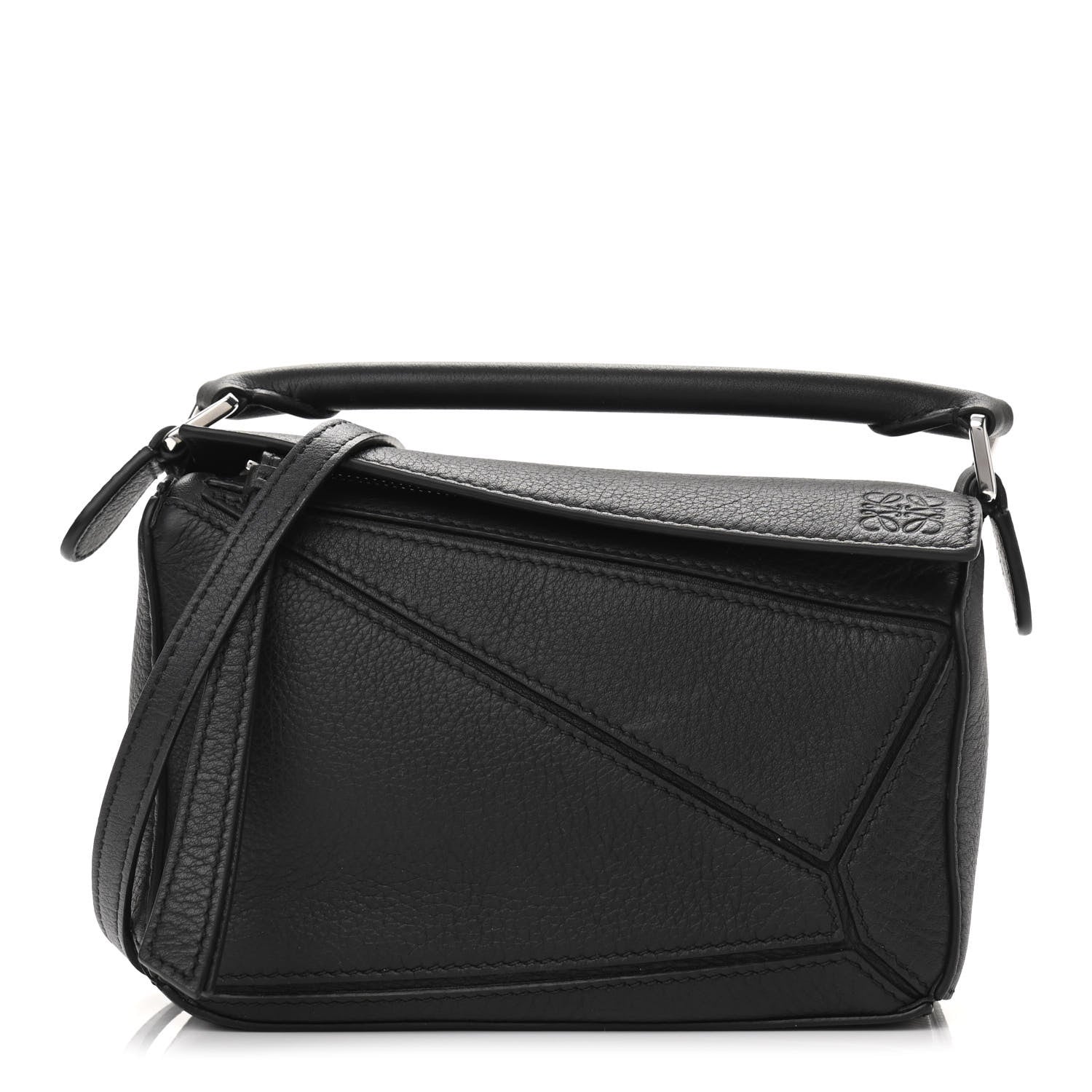 Loewe Calfskin Mini Puzzle Bag Black 1 of 11