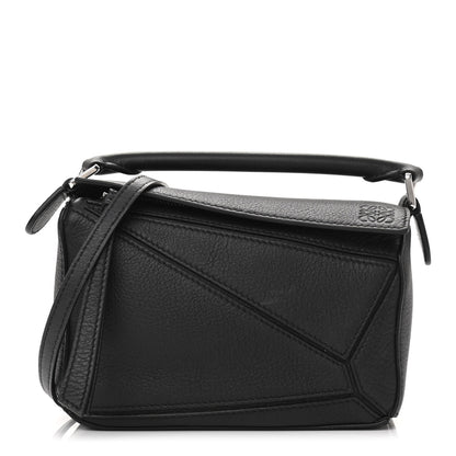 Loewe Calfskin Mini Puzzle Bag Black 1 of 11