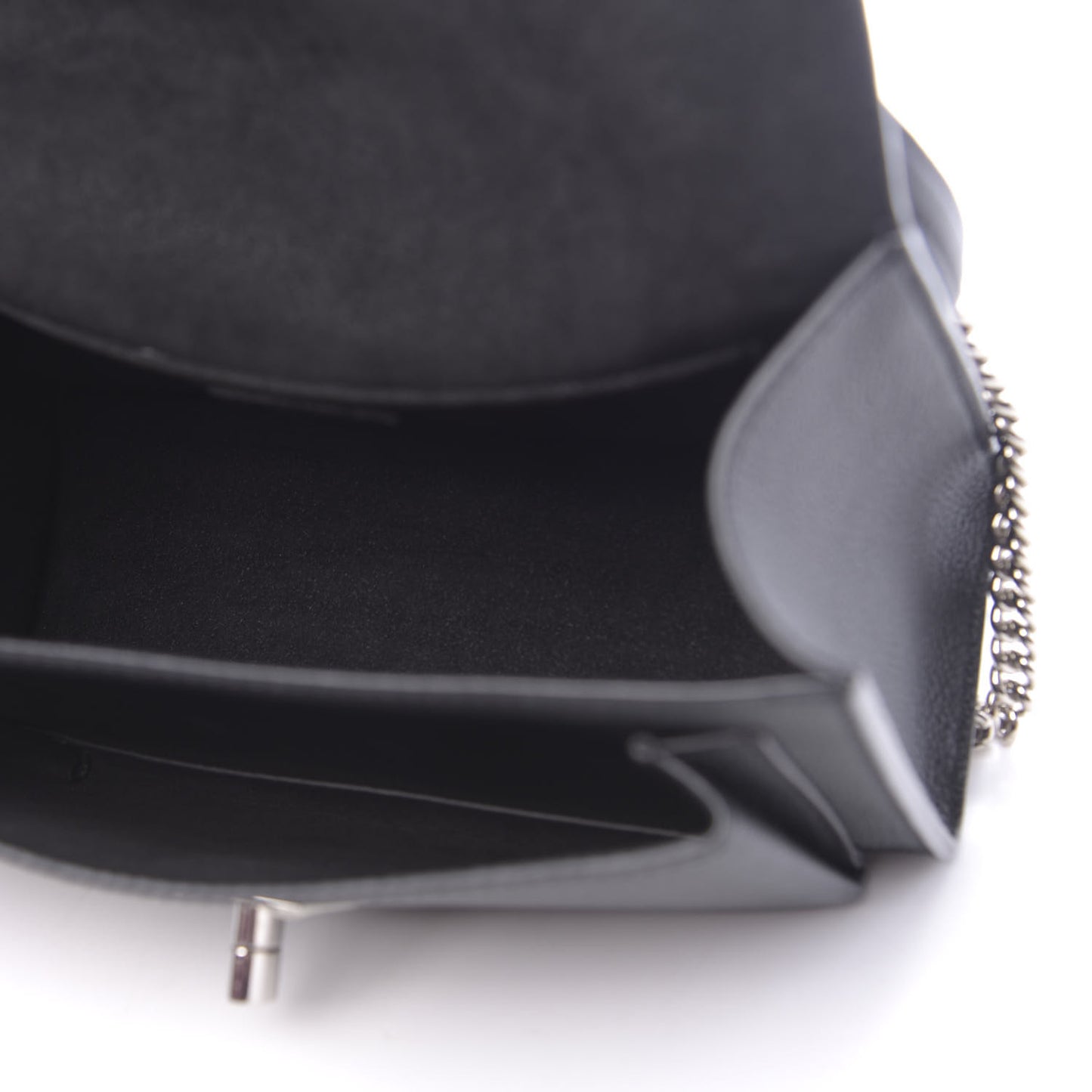 Soft Calfskin My Lockme Chain Bag BB Black