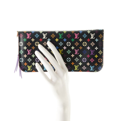 Louis Vuitton Monogram Multicolor Insolite Wallet Black Violet 2 of 6