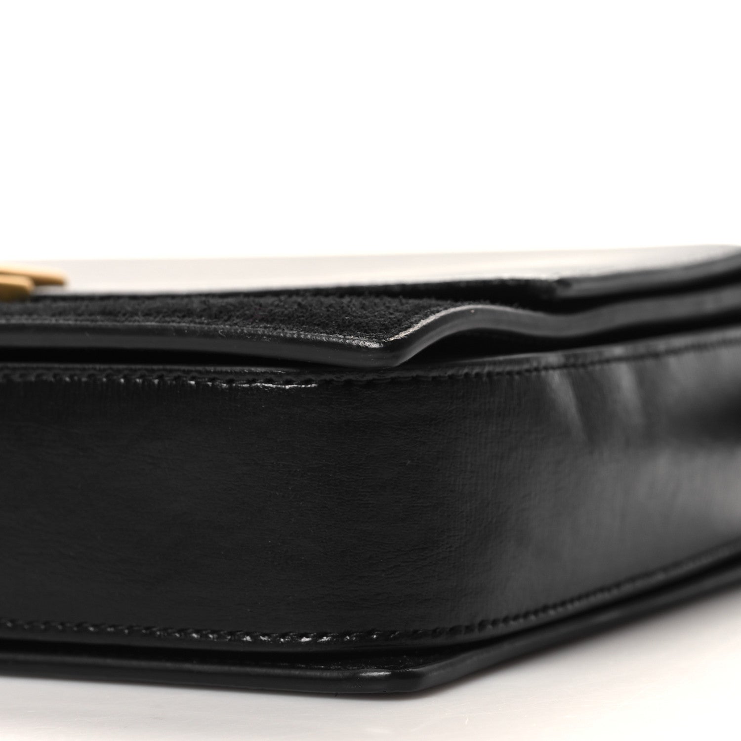 Saint Laurent Smooth Calfskin Suede Medium Bellechasse Black 10 of 10