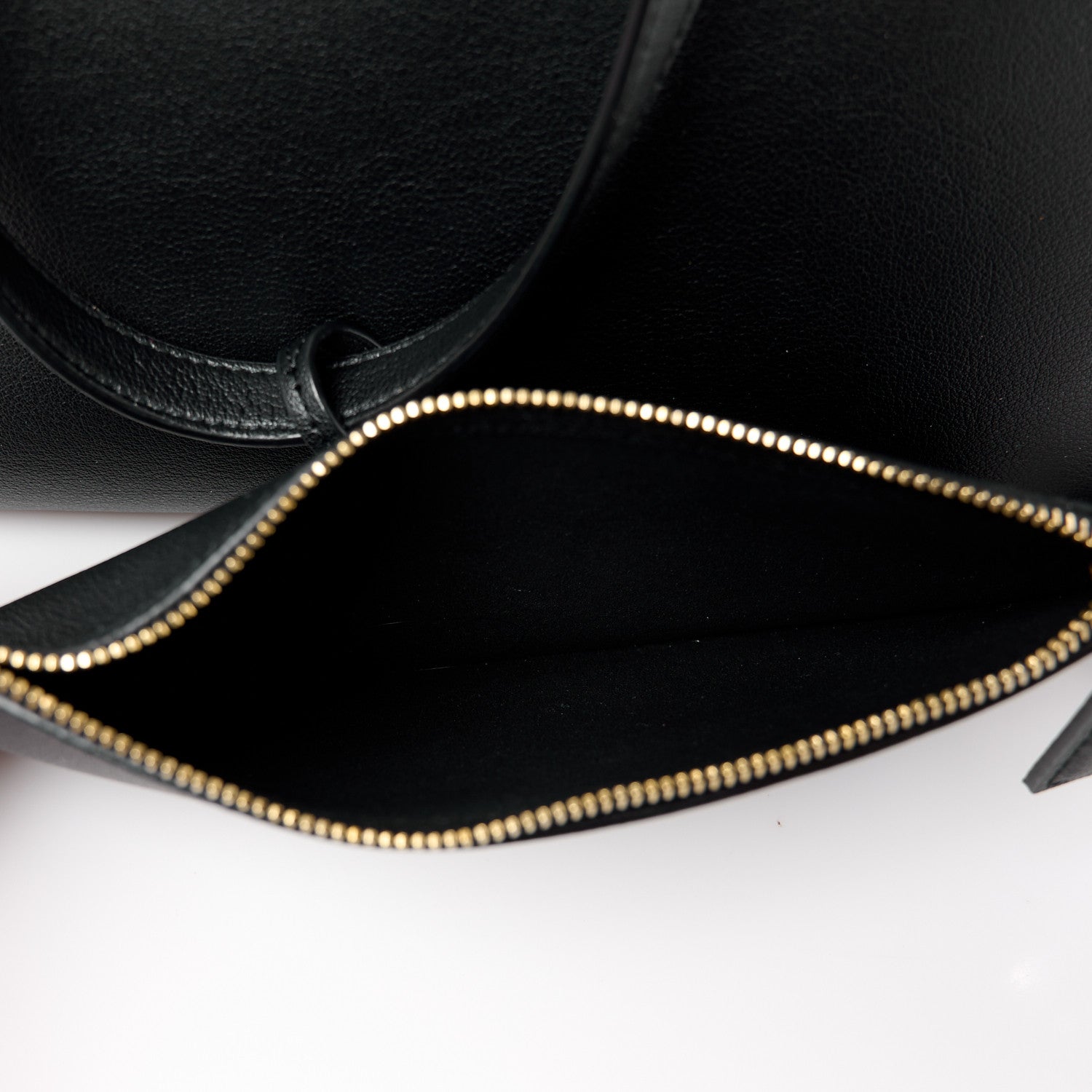 Saint Laurent Calfskin Large Shopping Tote Black 9 of 13