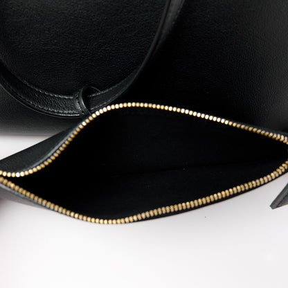 Saint Laurent Calfskin Large Shopping Tote Black 9 of 13