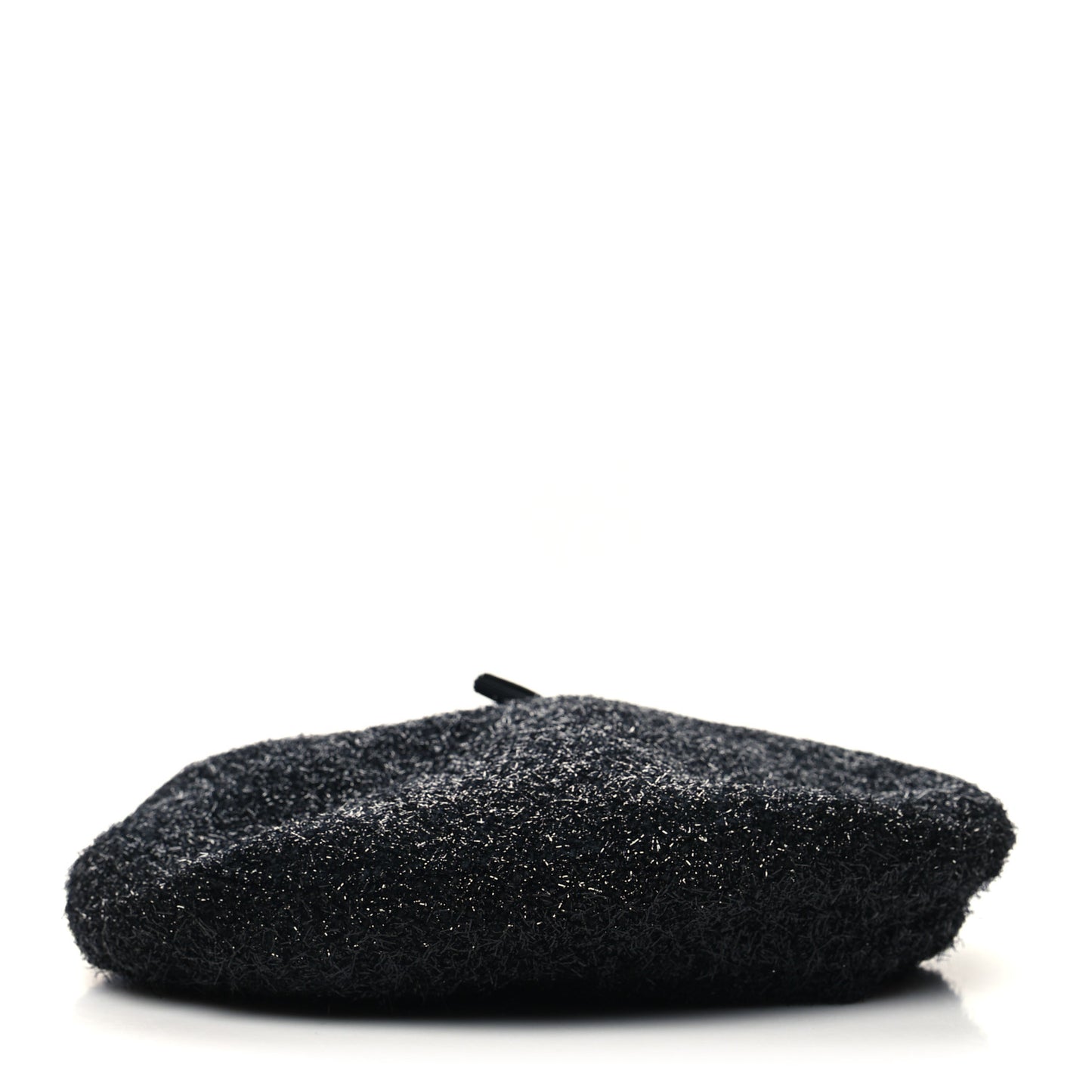 Cotton Metallic CC Beret M Black