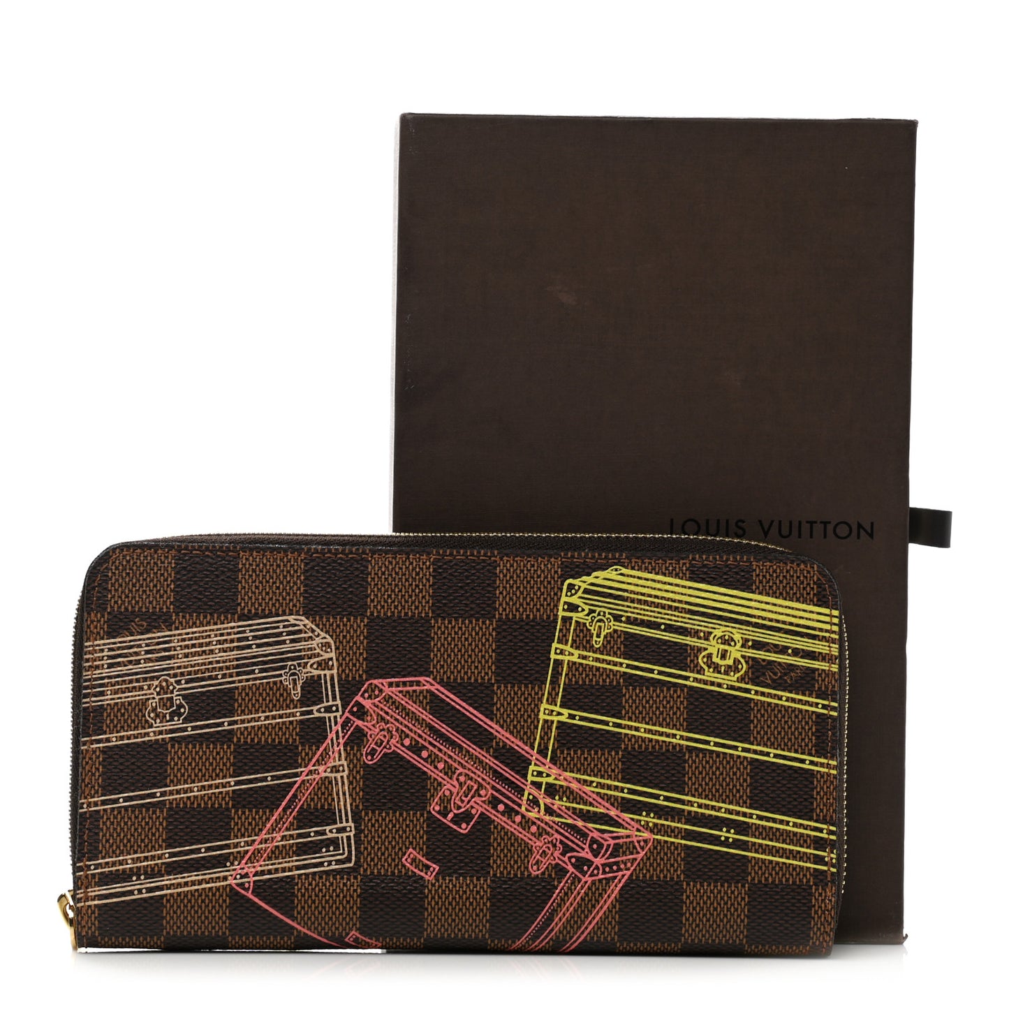 Damier Ebene 2014 Christmas Animation Zippy Wallet