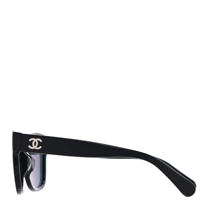 Chanel Acetate Butterfly CC Sunglasses 5386 Black 2 of 7