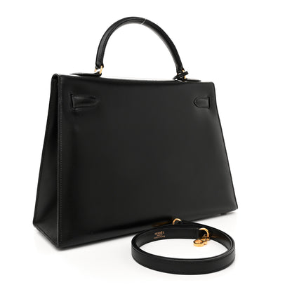 Hermes Box Kelly Sellier 32 Black 3 of 16