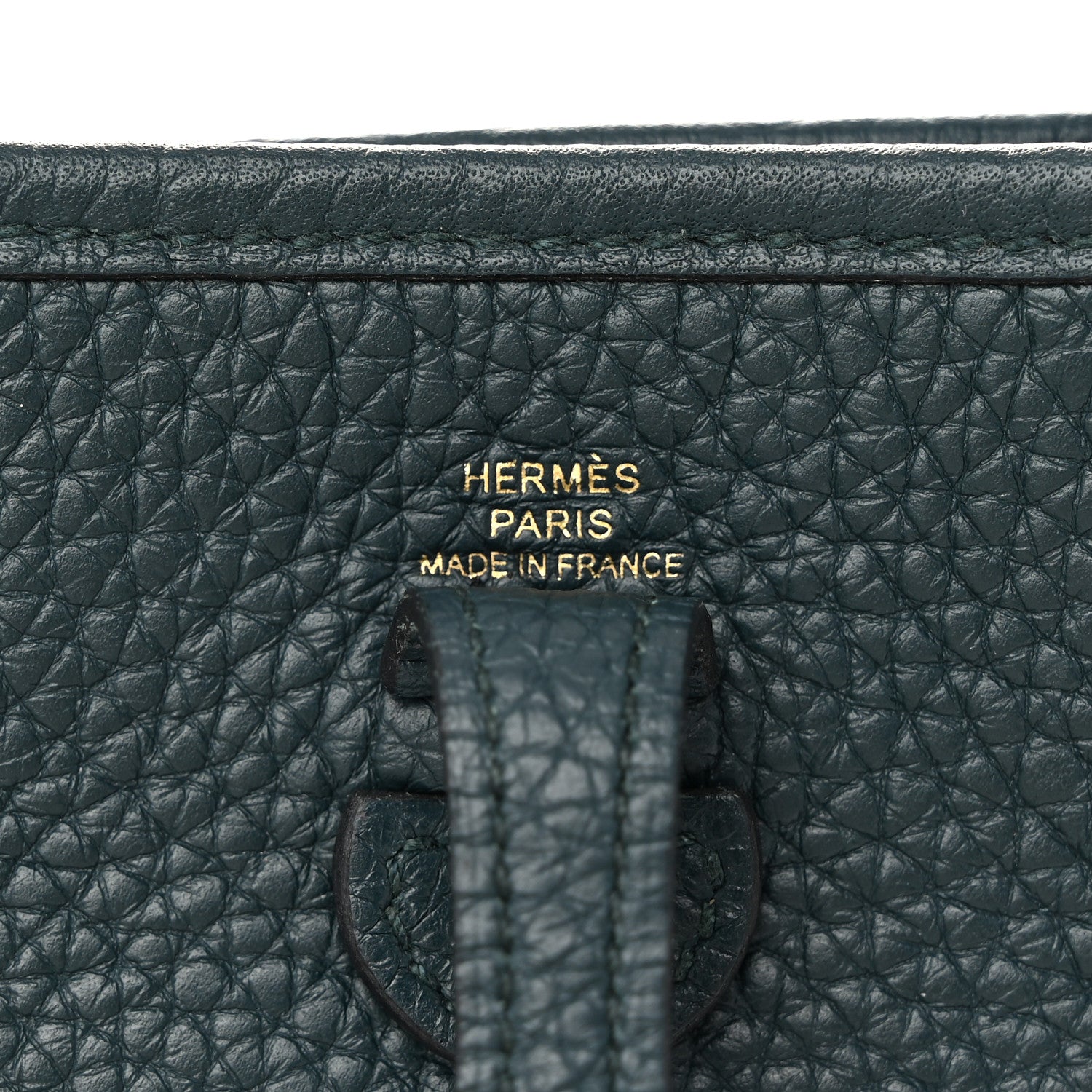 Hermes Taurillon Clemence Amazone Evelyne TPM Vert Cypress 6 of 11