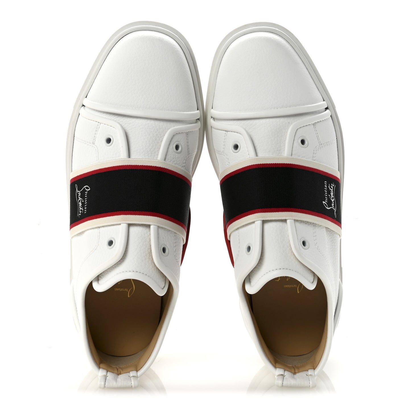 Calfskin Mens Adolescenza Flat Sneakers 43.5 White