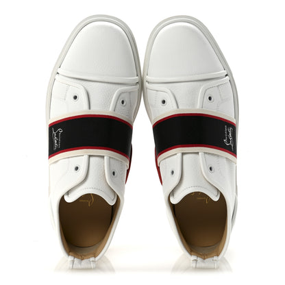 Christian Louboutin Calfskin Mens Adolescenza Flat Sneakers 43.5 White 2 of 9
