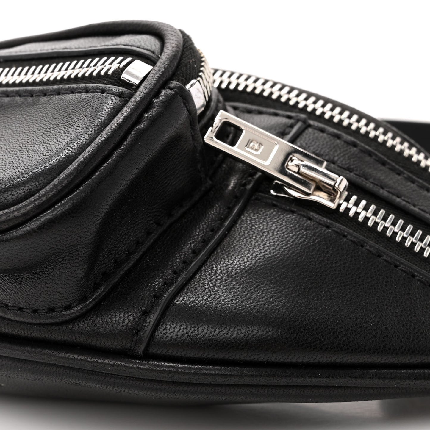 Lambskin Mini Attica Belt Bag Black
