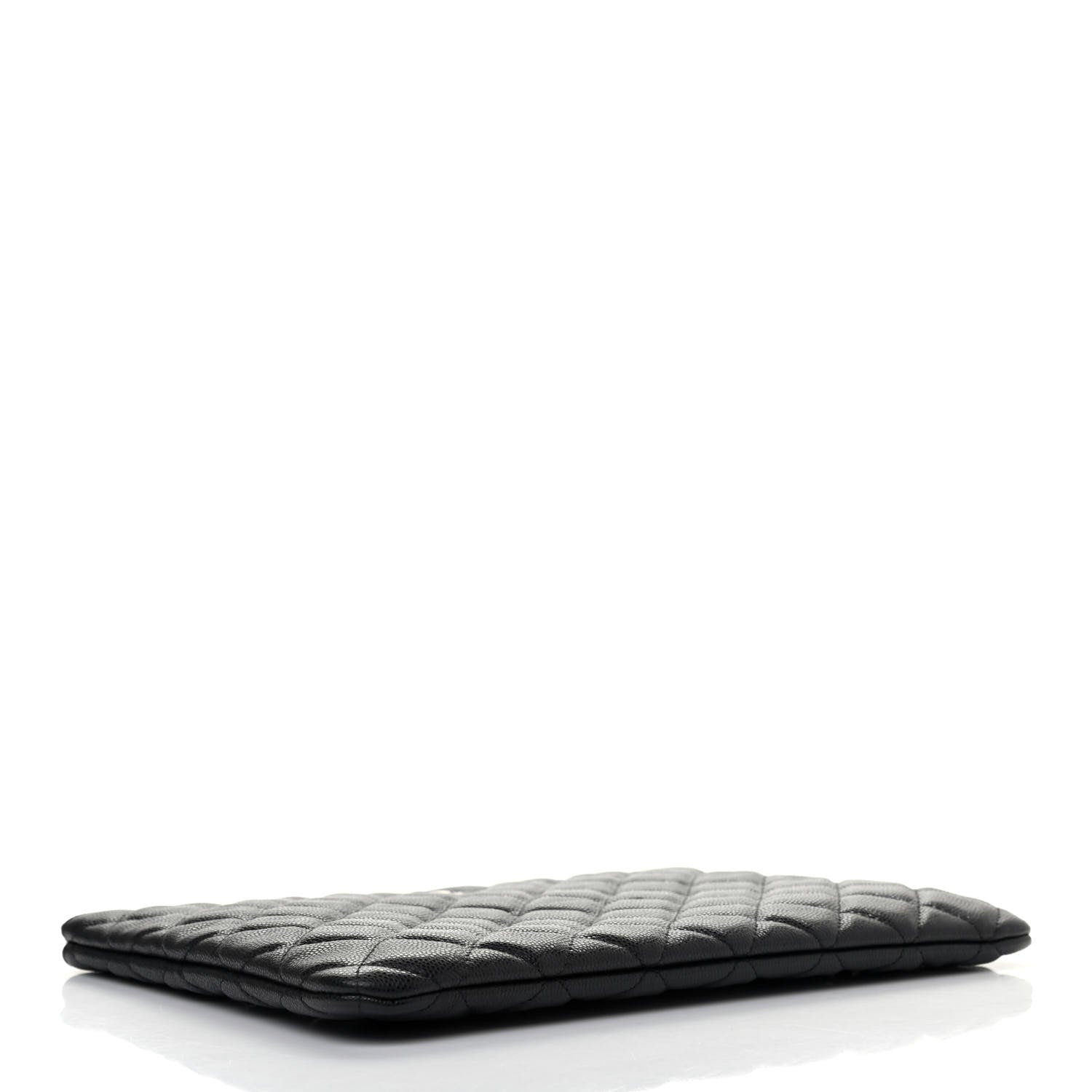 Chanel Caviar Quilted Medium Cosmetic Case Black 3 of 4