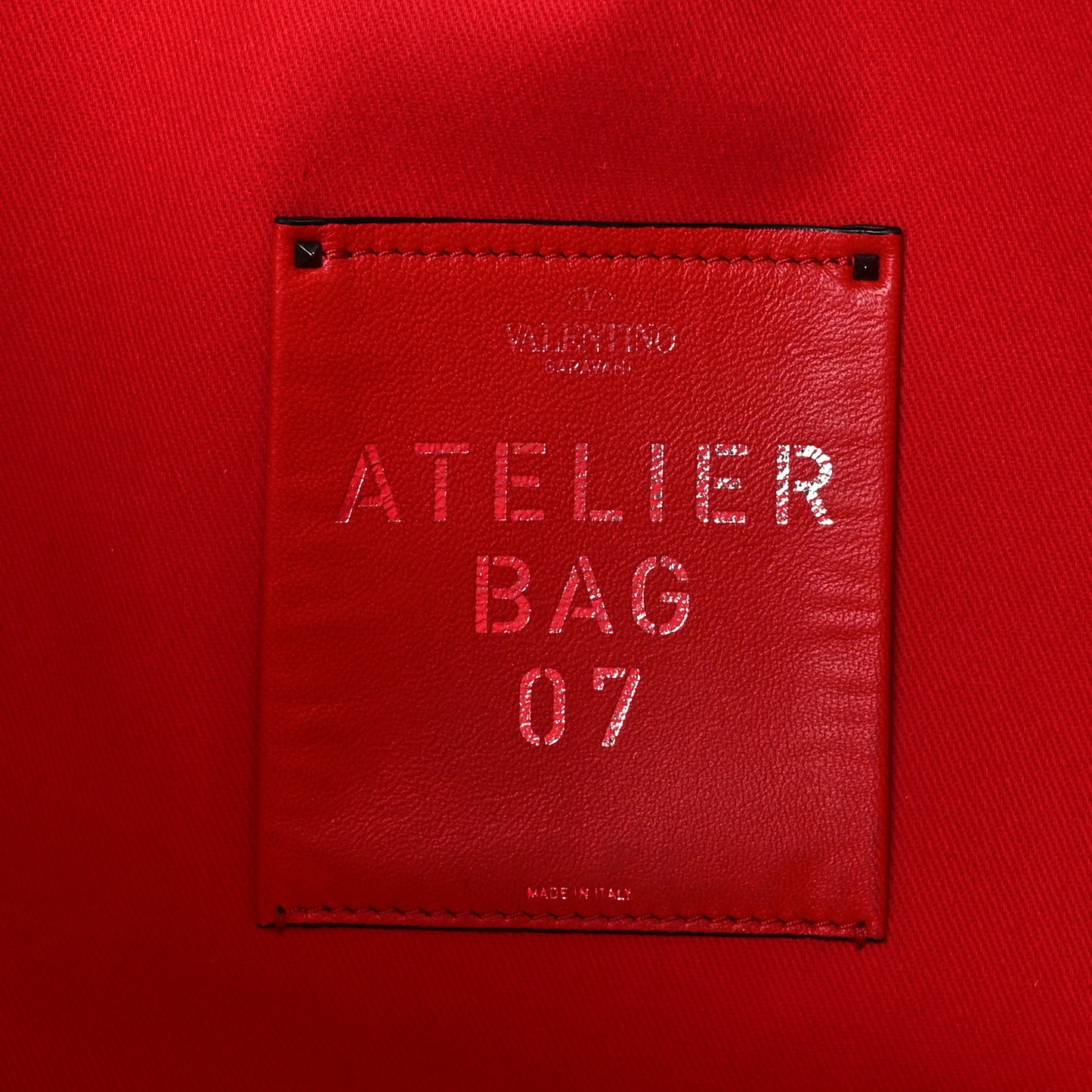 Canvas Atelier 07 Camouflage Edition Medium Tote Bag Red