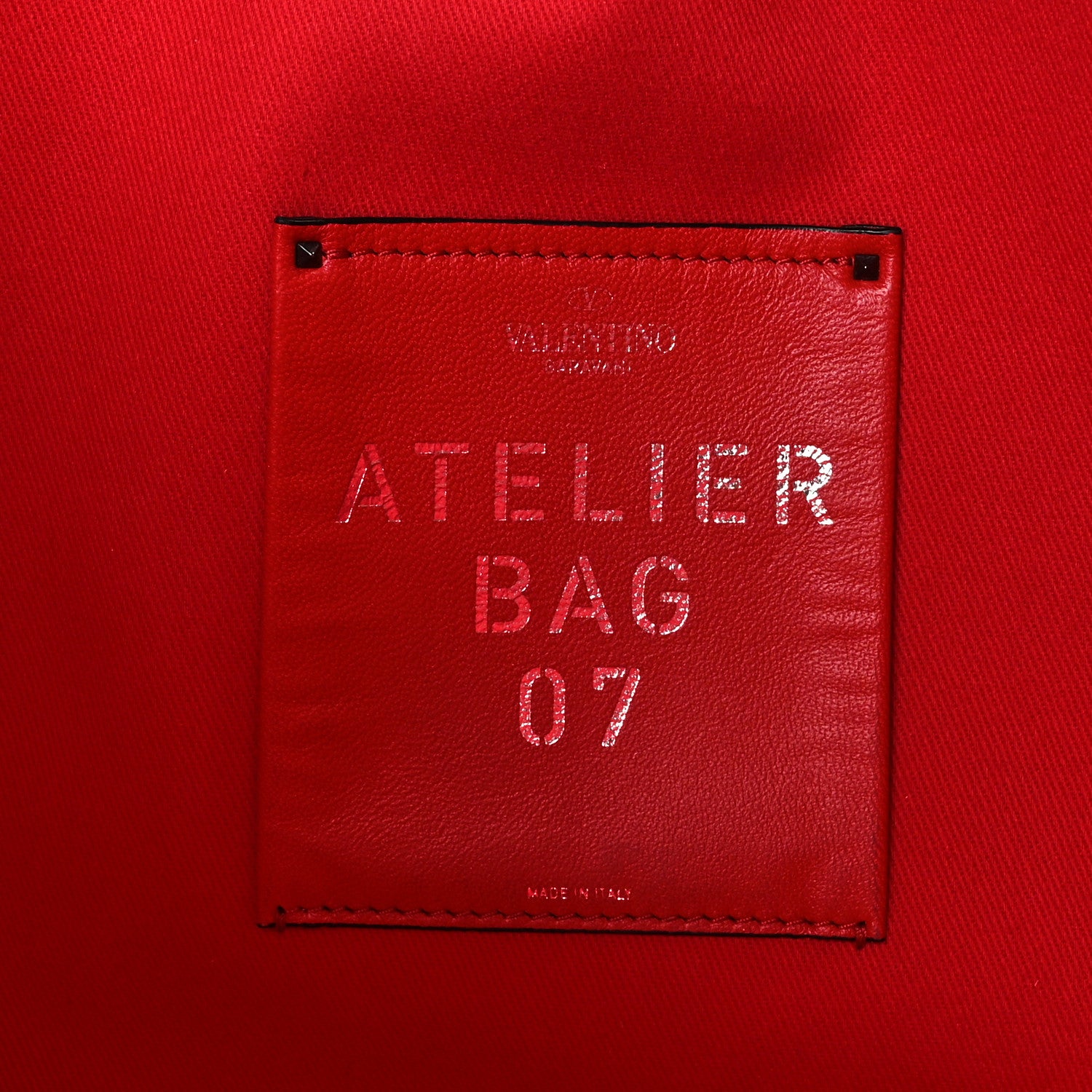 Valentino Garavani Canvas Atelier 07 Camouflage Edition Medium Tote Bag Red 7 of 10