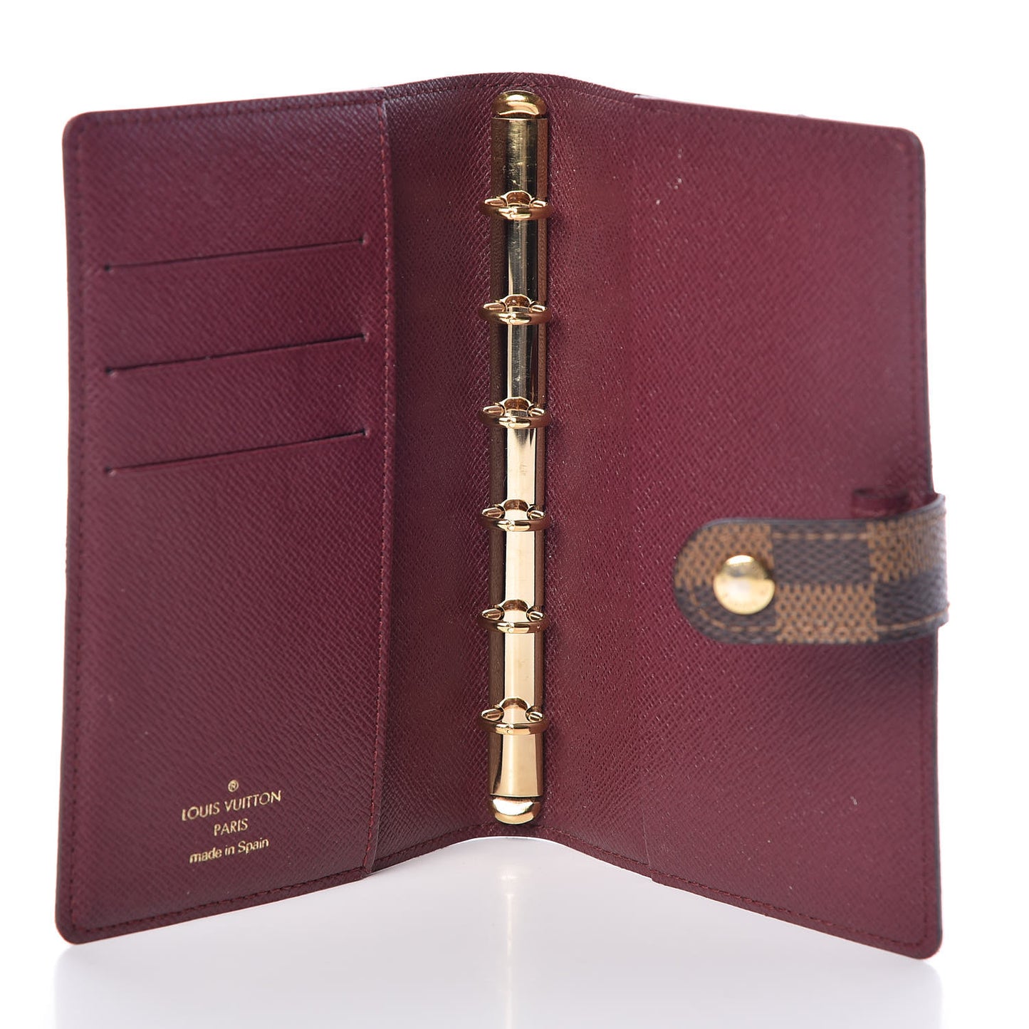 Damier Ebene Valise Small Ring Agenda Cover