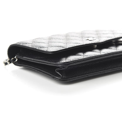 Chanel Caviar Quilted Wallet On Chain WOC Black 6 of 11