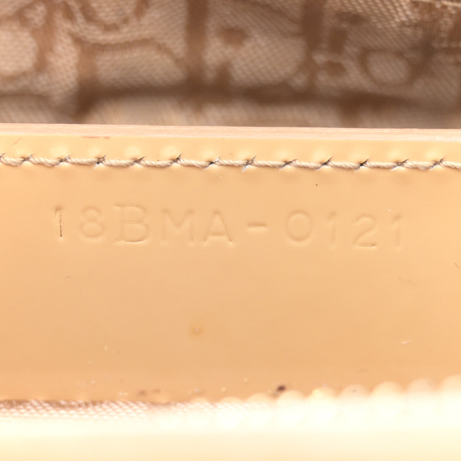 Christian Dior Patent Cannage Large Lady Dior Beige 7 of 15