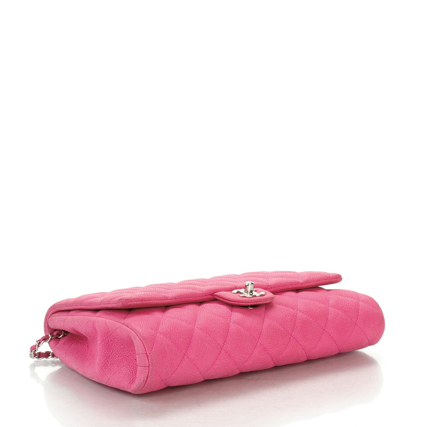 Chanel Iridescent Caviar Clutch with Chain Flap Pink 4 of 10