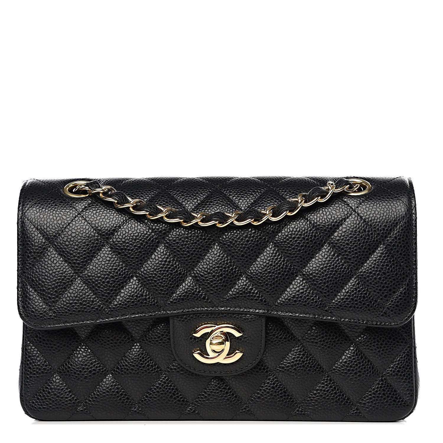 Chanel Caviar Quilted Small Double Flap Black 1 of 10