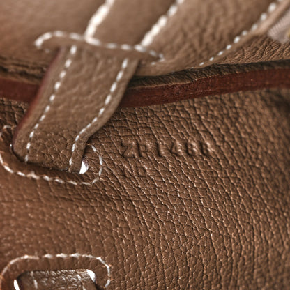 Hermes Togo Kelly Retourne 25 Etoupe 7 of 11