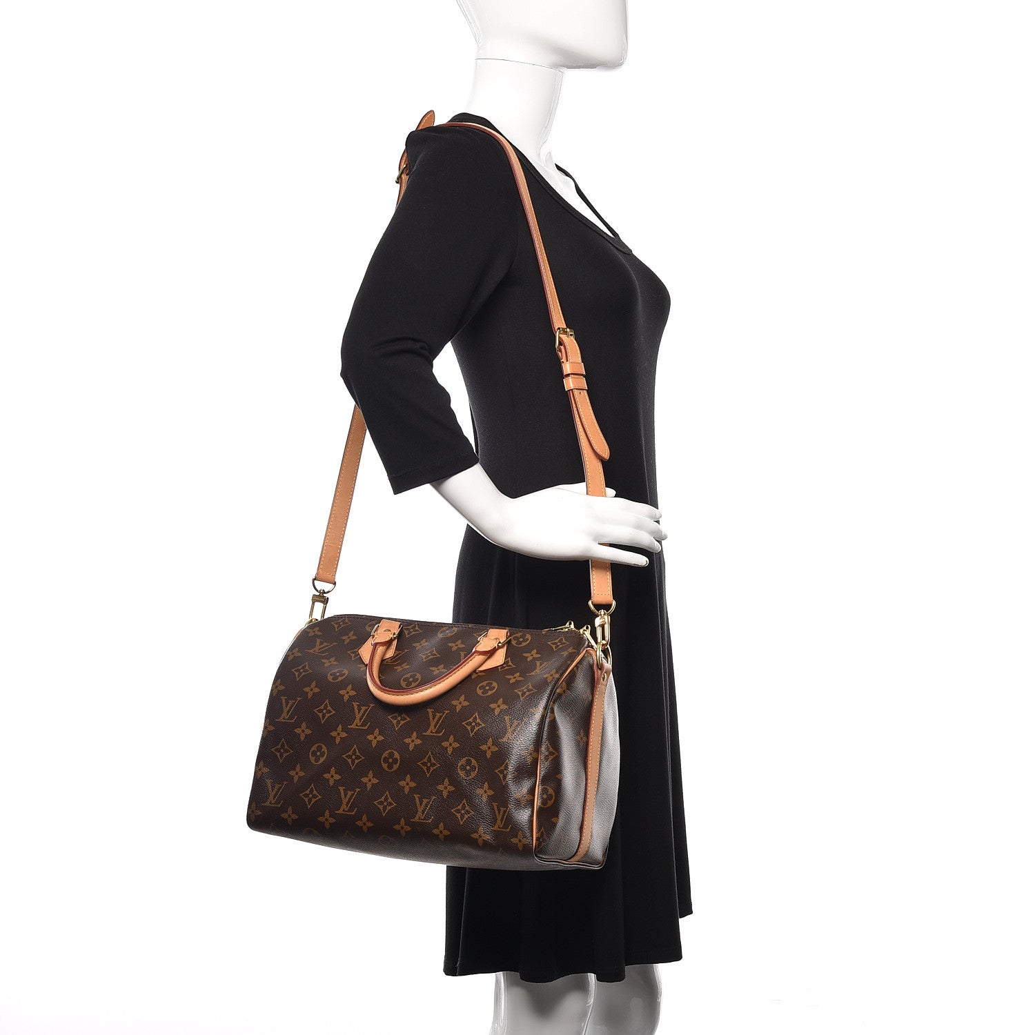 Louis Vuitton Monogram Speedy Bandouliere 30 3 of 12